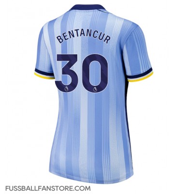 Tottenham Hotspur Rodrigo Bentancur #30 Replik Auswärtstrikot Damen 2024-25 Kurzarm